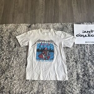 Vintage 90's Metallica Rock Subic Bay Philippines Tour BOOT White T-Shirt GRAIL
